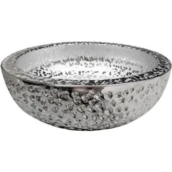 Раковина-чаша CeramaLux 41 J2050 Серебро — фото 1, Раковины накладные