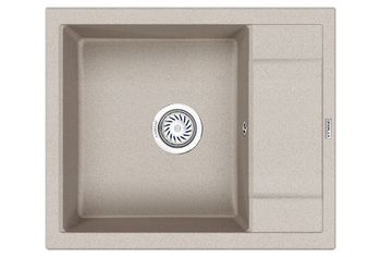 Granula-6002, ПИРИТ, кухонная мойка, кварц — фото 1, Кухонные мойки