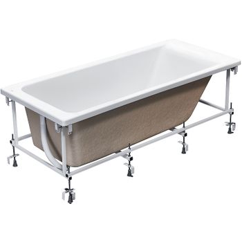 Акриловая ванна Roca Easy 170x80 ZRU9307624 без гидромассажа — фото 3, Акриловые ванны