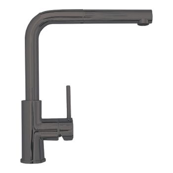 Смеситель для кухни ALVEUS ZEOS P MONARCH ANTHRACITE — фото 1, Смесители для кухни