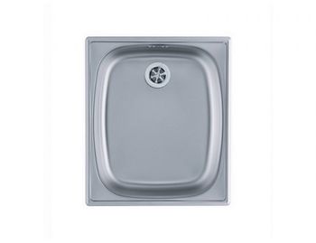 Мойка для кухни BASIC 10 NAT-60 380X440 в комплекте с сифоном 1011717, — фото 1, Кухонные мойки