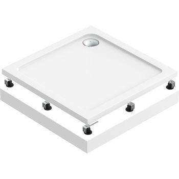 Акриловый поддон для душа Bas Форум 90х90 ПН00050 Белый — фото 1, Акриловые душевые поддоны