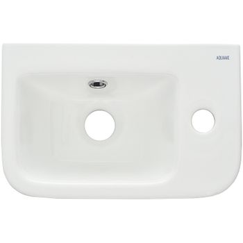 Раковина AQUAme 38 R AQM5006R Белая глянцевая — фото 4, Мини-раковины