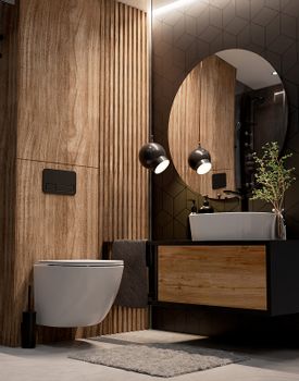 Унитаз AQUAme AQM2002L подвесной Белый глянец с сиденьем Микролифт — фото 10, Подвесные унитазы