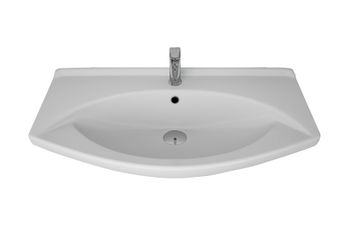 ЛАГУНА, 85 см, мебельный умывальник, керамический — фото 2, Мини-раковины