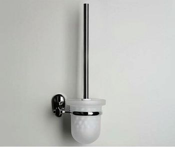 Аксесс Main K-9227 Щетка для унитаза (блистер), с подств, навесная, хром, WasserKRAFT — фото 2, Ершики для унитаза