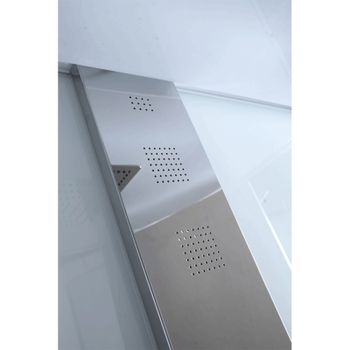 Душевая кабина Orans 120x90 R 89105rw с баней профиль Белый задние стенки Белые — фото 8, Душевые кабины