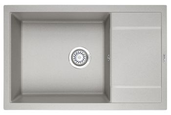 Granula-7805, БАЗАЛЬТ, кухонная мойка, кварц — фото 1, Кухонные мойки