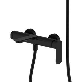 Смеситель для ванны AQUAme Monza AQM6312MB Черный матовый — фото 4, Смеситель для ванны