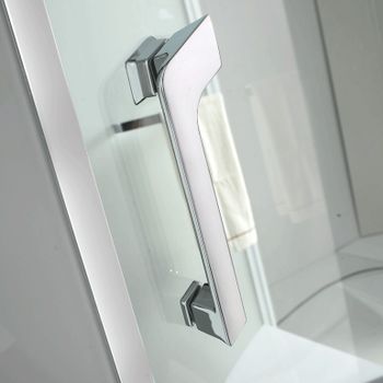 Душевая кабина Orans 120x90 R 89105rw с баней профиль Белый задние стенки Белые — фото 3, Душевые кабины