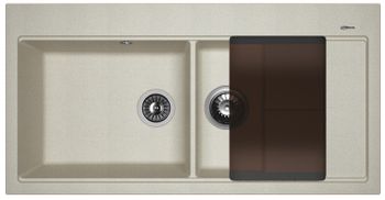 Florentina Мойка "Россана", грей FS — фото 1, Кухонные мойки