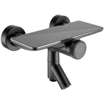 Смеситель для ванны Iddis Shelfy SHEBLBTi02WA Черный матовый — фото 1, Смеситель для ванны