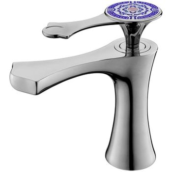 Смеситель для раковины Bronze de Luxe Yasmina 800/B01 Хром — фото 1, Смесители для раковины