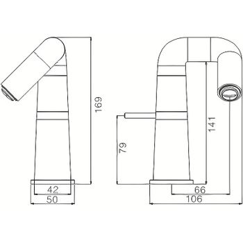 Смеситель для раковины Haiba HB10813 Хром — фото 7, Смесители для раковины