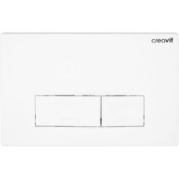 Клавиша смыва Creavit Ore GP3001.00 Белая — фото 1, Кнопки смыва
