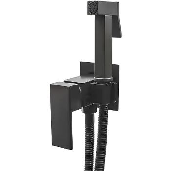 Гигиенический душ со смесителем Rush Thira TR3635-99Black Черный матовый — фото 1, Гигиенические души