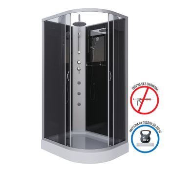 Душевая кабина Niagara Classic NG-3512-14LBKTG (120х80х210) низкий поддон(13см),стекло тонированное, — фото 2, Душевые кабины