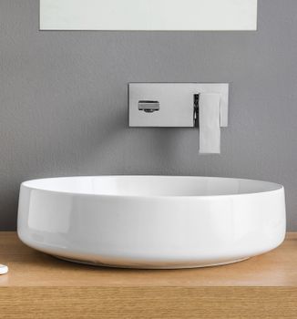 Раковина Artceram Cognac 55 COL003 01 00 Белая — фото 3, Раковины накладные