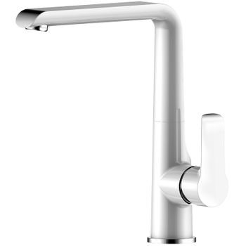 Смеситель для кухни Rossinka W35-23 Белый Хром — фото 1, Смесители для кухни