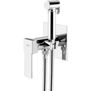 Гигиенический душ со смесителем Remer Qubica Q65W Хром — фото 1, Гигиенические души