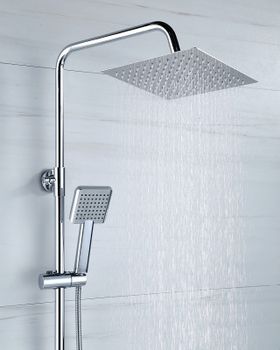 Душевая система Bond B02-9400 Хром — фото 4, Душевые стойки
