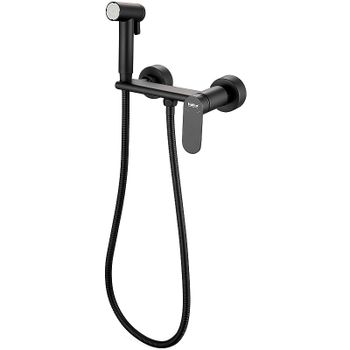 Гигиенический душ со смесителем Haiba HB5516-7 Черный матовый — фото 1, Гигиенические души