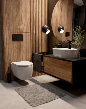 Унитаз AQUAme AQM2013PRO подвесной Белый глянец с сиденьем Микролифт — фото 3, Подвесные унитазы