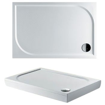 Душевой поддон из искусственного камня Riho Kolping 80x100 D004006005 (DB3100500000000) Белый с анти — фото 3, Душевые поддоны из искусственного камня