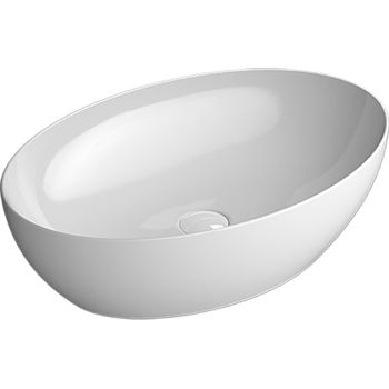 Раковина-чаша GSI Pura 60 884211 Белая — фото 1, Раковины накладные