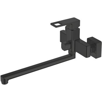 Смеситель для ванны Haiba HB22615-7 универсальный Черный матовый — фото 1, Смеситель для ванны