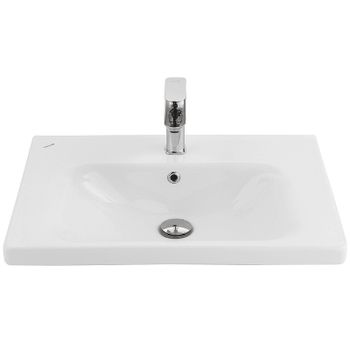 Раковина Creavit Eksen 65 EK065-00CB00E-0000 Белая — фото 1, Раковины встраиваемые сверху