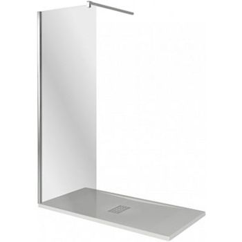 Душевая перегородка Good Door Walk In SP-90-C-CH 90 профиль Хром стекло прозрачное — фото 1, Душевые перегородки