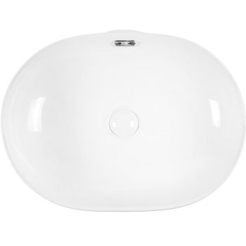 Раковина-чаша Bond Oval 49 S65-490 Белый глянец — фото 4, Раковины накладные