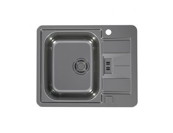 Мойка для кухни LINE MONARCH 20 GOLD 860X5001X в компл. с выпуском без сифона, — фото 1, Кухонные мойки