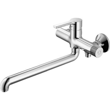 Смеситель для ванны Haiba HB22652 универсальный Хром — фото 9, Смеситель для ванны