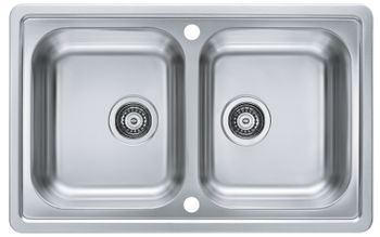 Мойка для кухни ELEGANT 40 SAT-90 810X510 в компл.с сифоном 1130555, — фото 1, Кухонные мойки