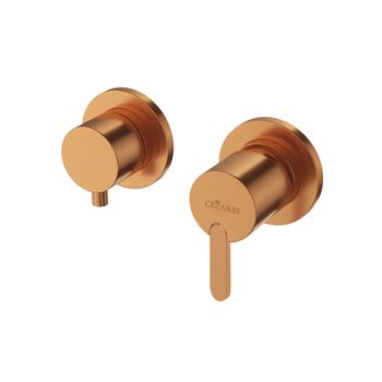 Встраиваемый смеситель CEZARES LEAF-VDIM3-SS — фото 1, Смеситель для душа