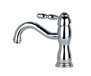 Смеситель для раковины Bronze de Luxe Tiffany 1901CR Хром — фото 4, Смесители для раковины