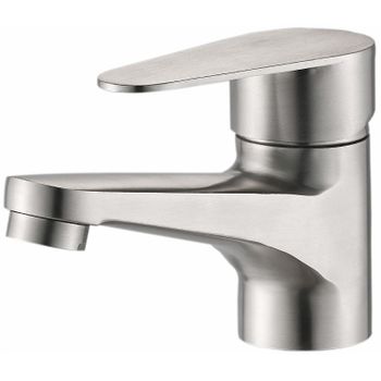 Смеситель для раковины Haiba HB10801-2 Нержавеющая сталь — фото 1, Смесители для раковины