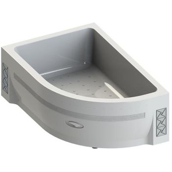 Акриловый поддон для душа Radomir 120x80x45 L 1-11-0-1-0-009 Белый — фото 1, Акриловые душевые поддоны
