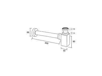 Товар: Сифон для раковины Margaroli 240CR Хром - фото 2 Сифон для раковины Margaroli 240CR Хром — фото 2, Сифоны для раковины
