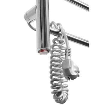 Электрический полотенцесушитель Domoterm Аврора DMT 109-6 40x60 EK L Хром — фото 2, Электрические полотенцесушители