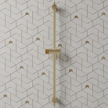 Душевая штанга Iddis Ray RAY70MGi17 Золото матовое — фото 3, Штанги для душа