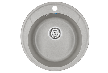 Granula-4802, БАЗАЛЬТ, кухонная мойка, СтандАРТ кварц — фото 1, Кухонные мойки