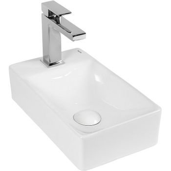 Раковина Bond 38 L S12-380L Белая глянцевая — фото 1, Мини-раковины