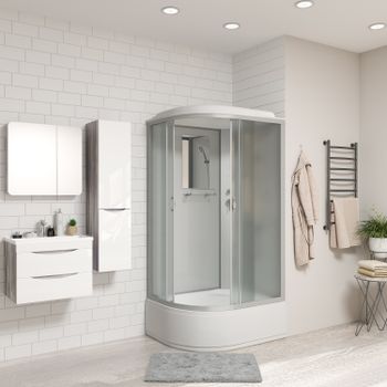 Душевая кабина Niagara Classic NG-2310-14R (120х80х215) высокий поддон(40см),стекло матовое,4 места — фото 3, Душевые кабины