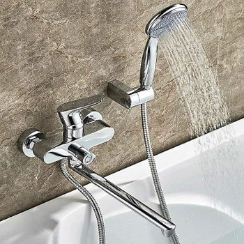 Смеситель для ванны Ledeme H34 2234L универсальный Хром — фото 6, Смеситель для ванны