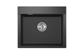 Granula-ES-5804, ЧЁРНЫЙ, кухонная мойка, кварц, ESTETICA — фото 2, Кухонные мойки