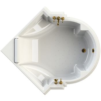 Акриловая ванна Radomir Fra Grande Монте-Карло 149x149 без гидромассажа — фото 1, Акриловые ванны