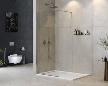 Душевая перегородка CEZARES LIBERTA-L-1-100-120-C-Cr — фото 1, Душевые перегородки